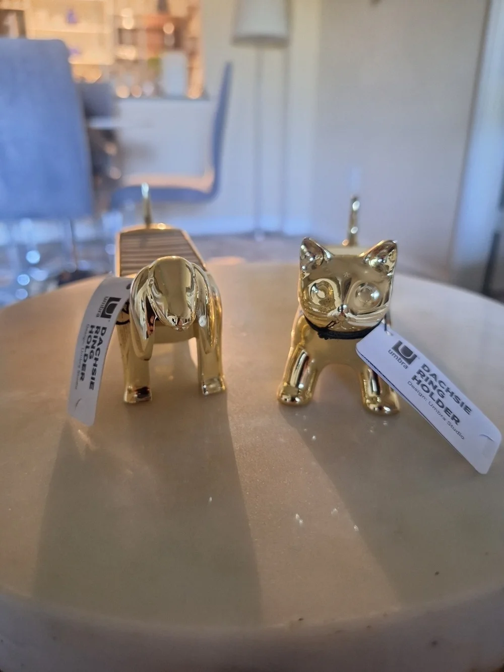Umbra Gold Dachshund Ring Holder